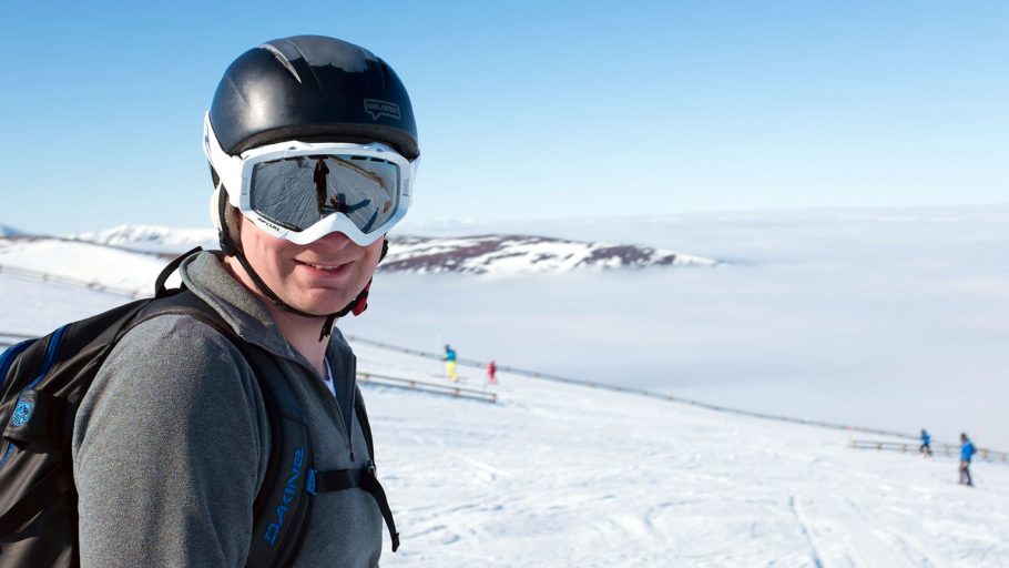 Man at Cairngorm Mountain ski area