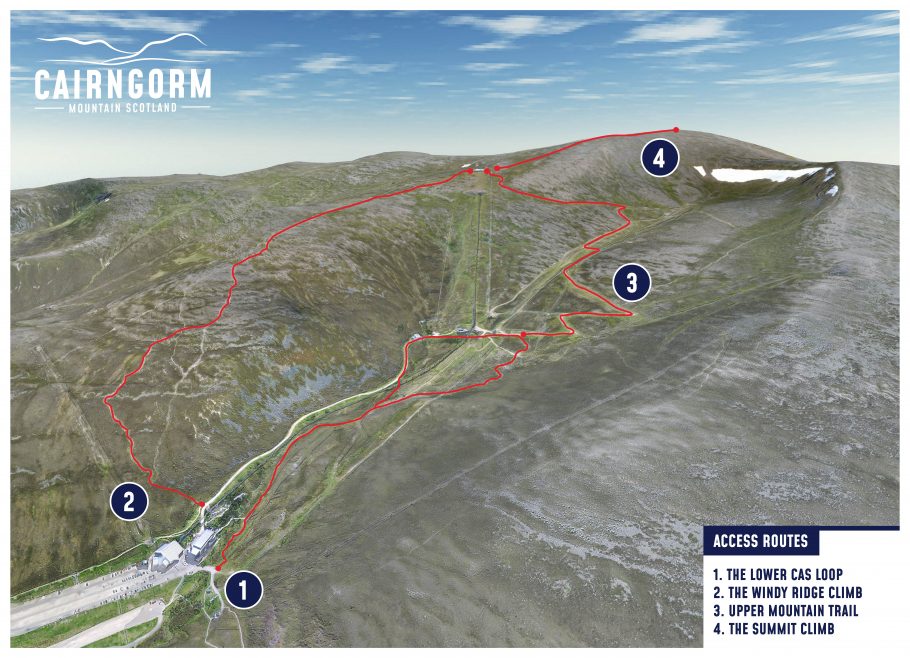 Area Map Cairngorm Mountain