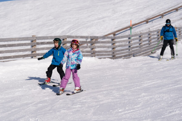 Children skiing at Cairngorm Mountain