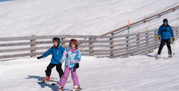 Children skiing at Cairngorm Mountain