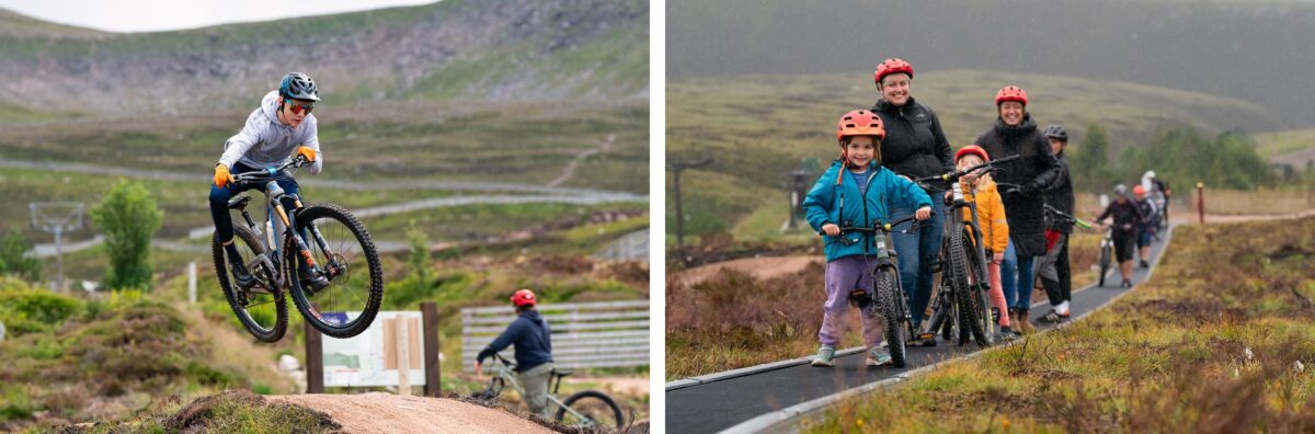 Mountain biking at Cairngorm Mountain