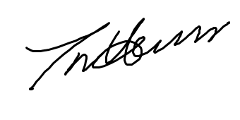 Tim Hurst signature